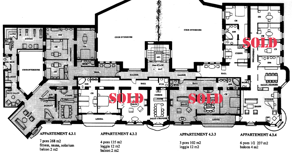 Floor plan (87Kb) - scroll laterally to see the full plan