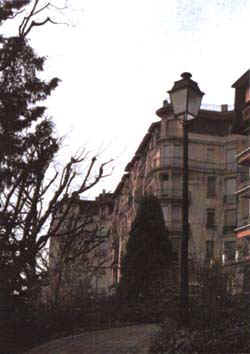 Vista del edificio desde el parque